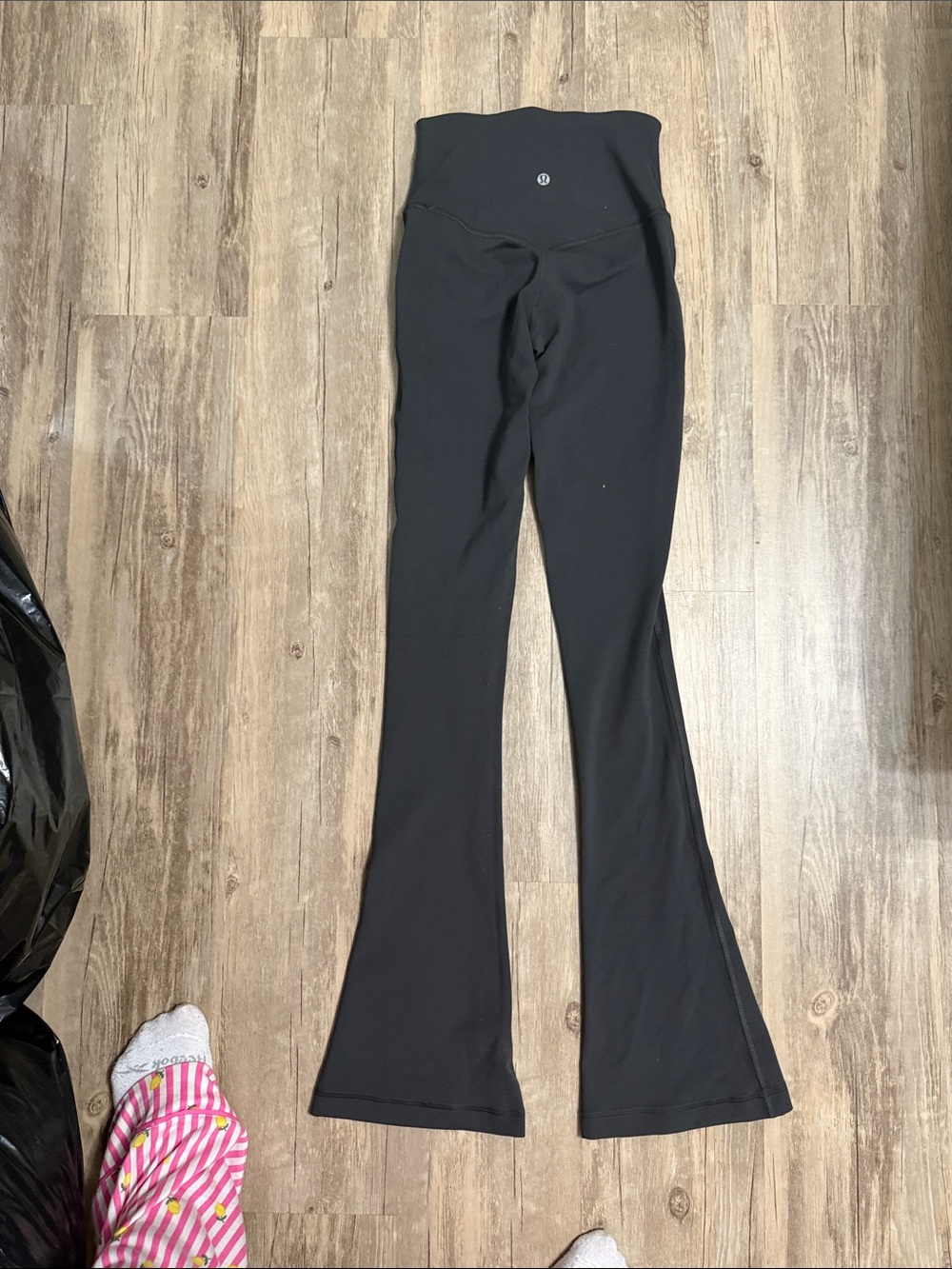 lululemon athletica Black High-Rise Flare Leggings